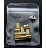 WRAP-UP Next 0040-14 - Brass Spacer φ3mm x φ6mm x 8.0mm (10pcs)