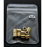 WRAP-UP Next 0040-12 - Brass Spacer φ3mm x φ6mm x 6.0mm (10pcs)