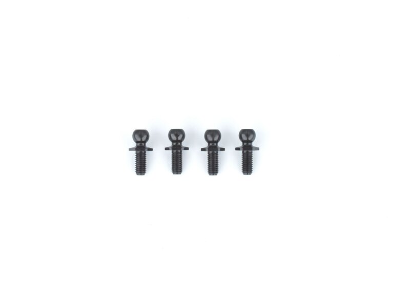 ReveD Steel Rod End Ball Short Neck Φ4.3mm / Screw Length 6.0mm (4pcs)