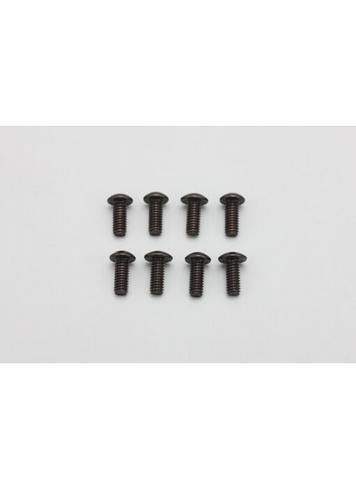 Yokomo Steel Screw Button Head M2.5×6mm (8pcs)