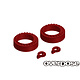 Alum. Bearing Adaptor & Bearing Stopper Set for GALM series / Red