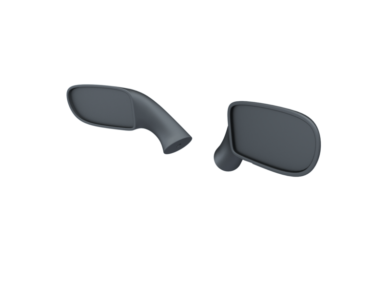 Rc Arlos 24K7008 - Side Mirrors for Chevrolet Corvette Z06 (C6)