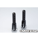 Overdose Adjustable Aluminum Front Body Post / Color: Black