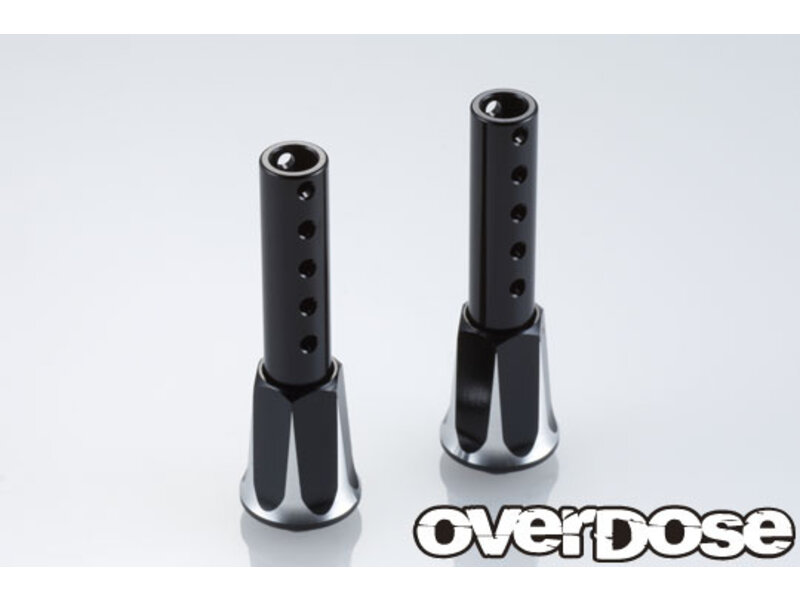 Overdose Adjustable Aluminum Front Body Post / Color: Black