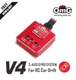 RC OMG Gyro V4 for Drift Car / Color: Red