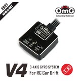 RC OMG Gyro V4 for Drift Car / Color: Black