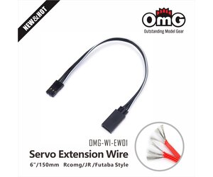 OMG Servo Extension Cable 150mm OMG Servo Extension Cable 150mm