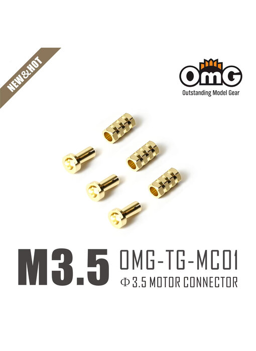 RC OMG Motor Connector Package Φ3.5mm (3set)