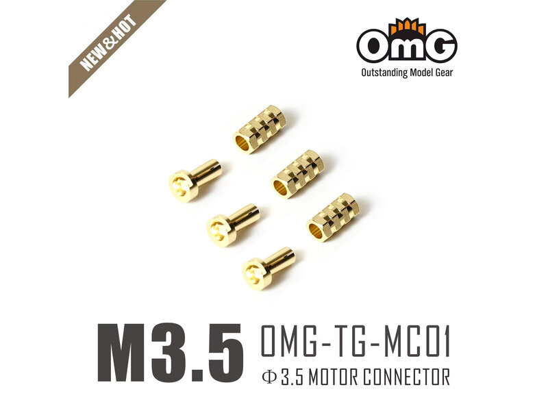 RC OMG Motor Connector Package Φ3.5mm (3set)