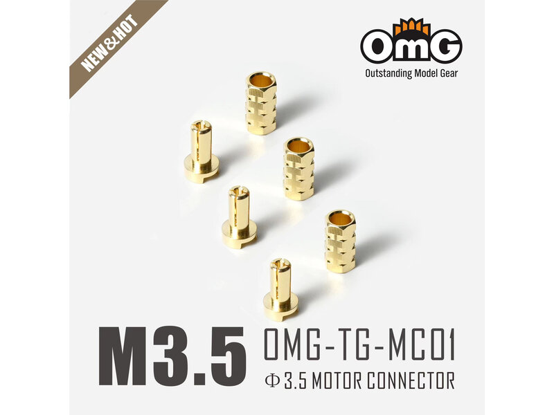RC OMG Motor Connector Package Φ3.5mm (3set)