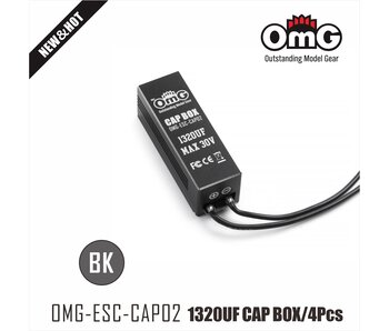 RC OMG Capacitor for ESC 1320µf / Black