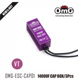 RC OMG Capacitor for ESC 1440µf / Color: Purple