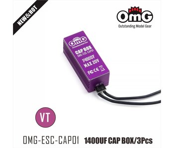 RC OMG Capacitor for ESC 1440µf / Purple