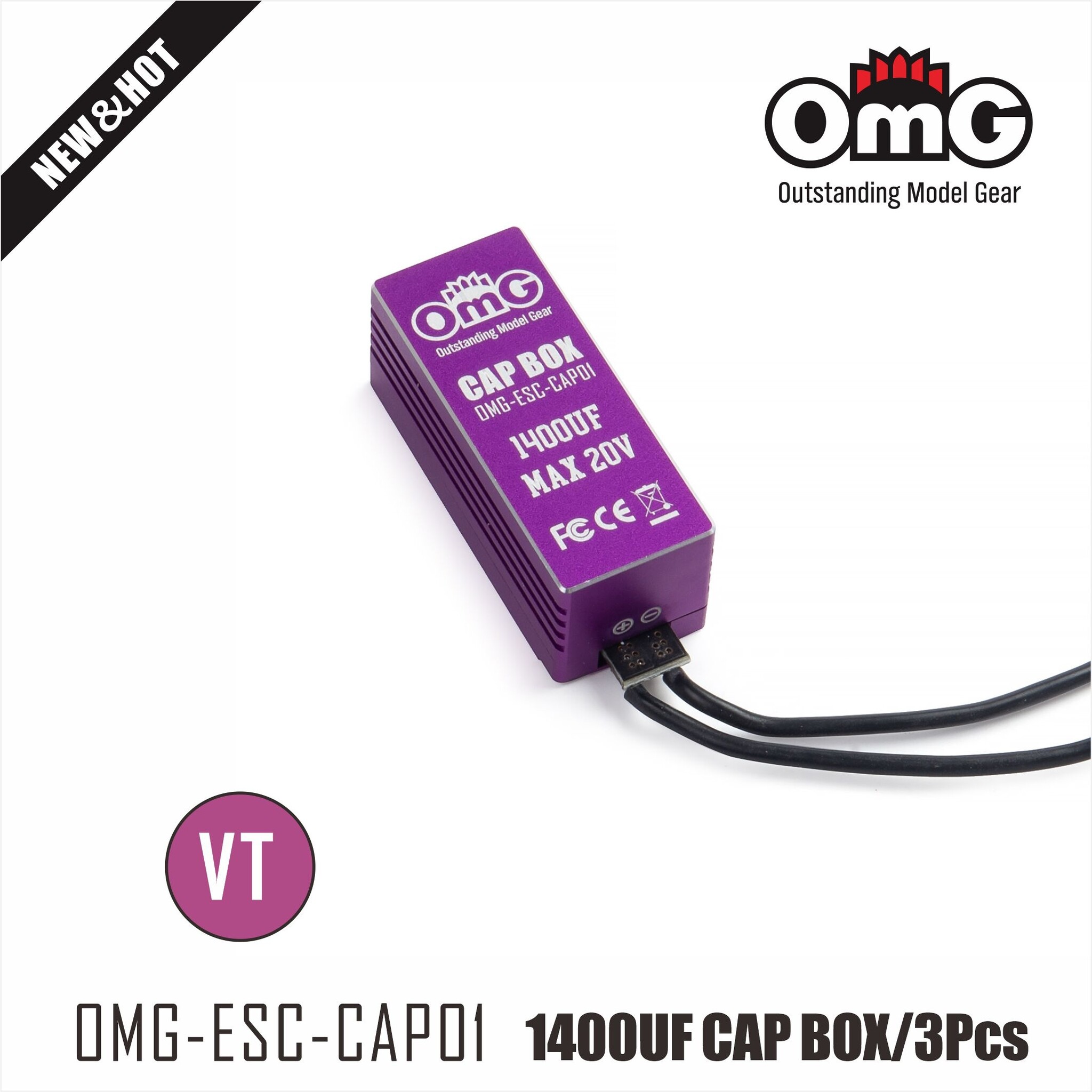 OMG 1400uF Cap Box - Purple OMG 1400uF Cap Box - Purple