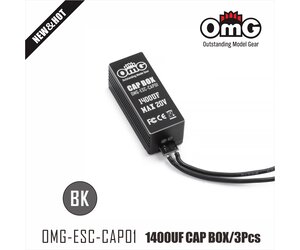 OMG 1400uF Cap Box - Black OMG 1400uF Cap Box - Black
