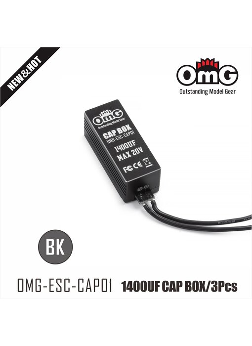 RC OMG Capacitor for ESC 1440µf / Black