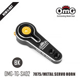 RC OMG Aluminium Servo Horn 25T 20/24mm / Color: Black