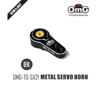 RC OMG Aluminium Servo Horn 25T 13/19mm / Black