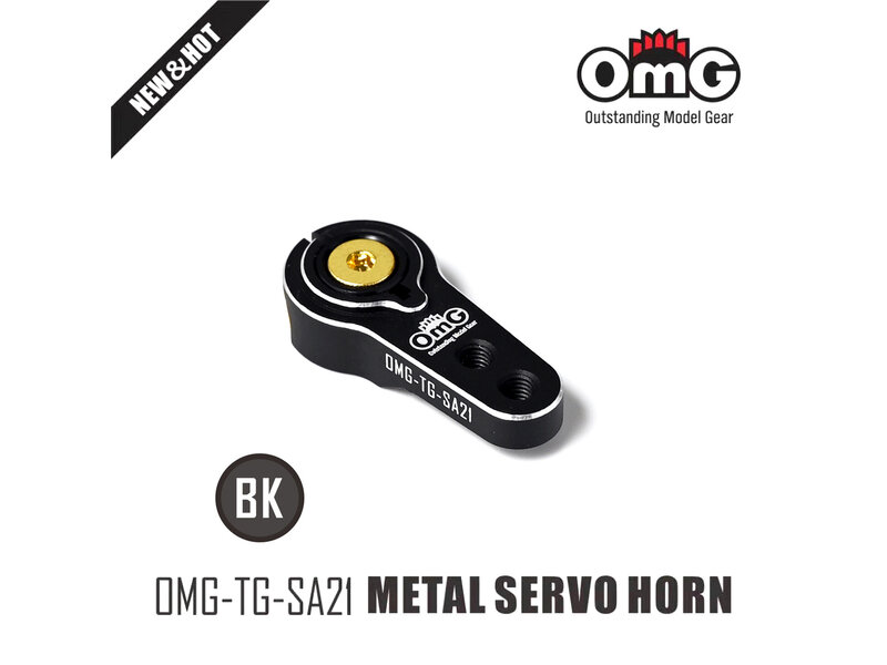 RC OMG Aluminium Servo Horn 25T 13/19mm / Color: Black