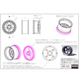 Pandora RC RWB S-1 Display Wheel 16mm Offset (2pcs)