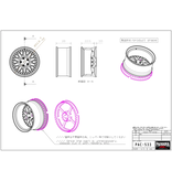 Pandora RC RWB M-1 Display Wheel 16mm Offset (2pcs)