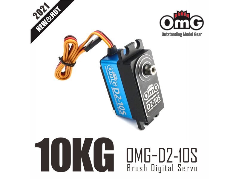 RC OMG Top & Mid Aluminium Digital Low Profile Servo / Color: Black/Blue