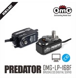 RC OMG Predator Full Metal Brushless Digital Low Profile Servo / Color: Black