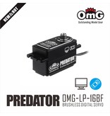 RC OMG Predator Full Metal Brushless Digital Low Profile Servo / Color: Black