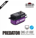 RC OMG Predator Full Metal Brushless Digital Low Profile Servo / Color: Purple