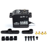 RC OMG 55kg Full Metal Waterproof Digital Brushless Servo / Color: Black