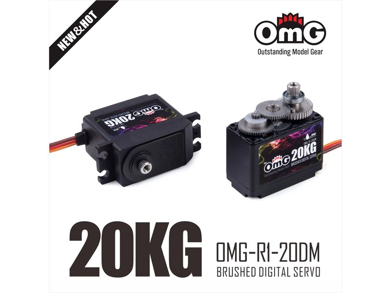 RC OMG 20kg Waterproof Digital Brushed Servo