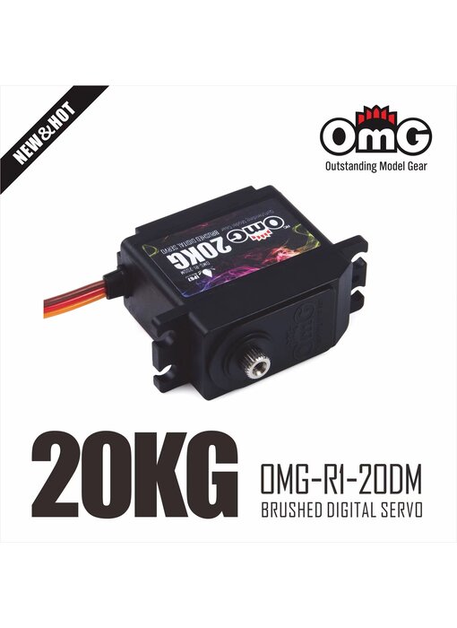 RC OMG 20kg Waterproof Digital Brushed Servo