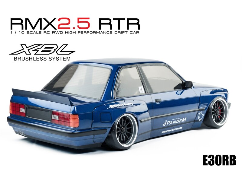 MST RMX 2.5 2WD 1/10 Drift Car RTR - Brushless 2.4G / Body: E30RB (BMW M3) - Dark Blue