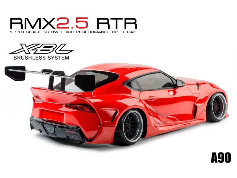 MST RMX 2.5 2WD 1/10 Drift Car RTR - Brushless 2.4G / Body: A90RB (Toyota Supra A90 Rocket Bunny) - Red