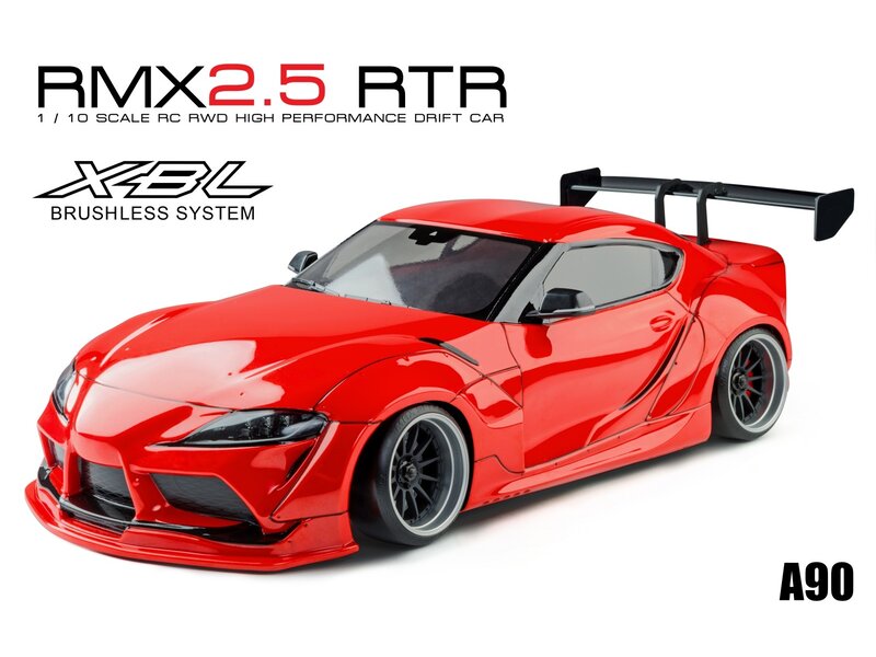MST RMX 2.5 2WD 1/10 Drift Car RTR - Brushless 2.4G / Body: A90RB (Toyota Supra A90 Rocket Bunny) - Red