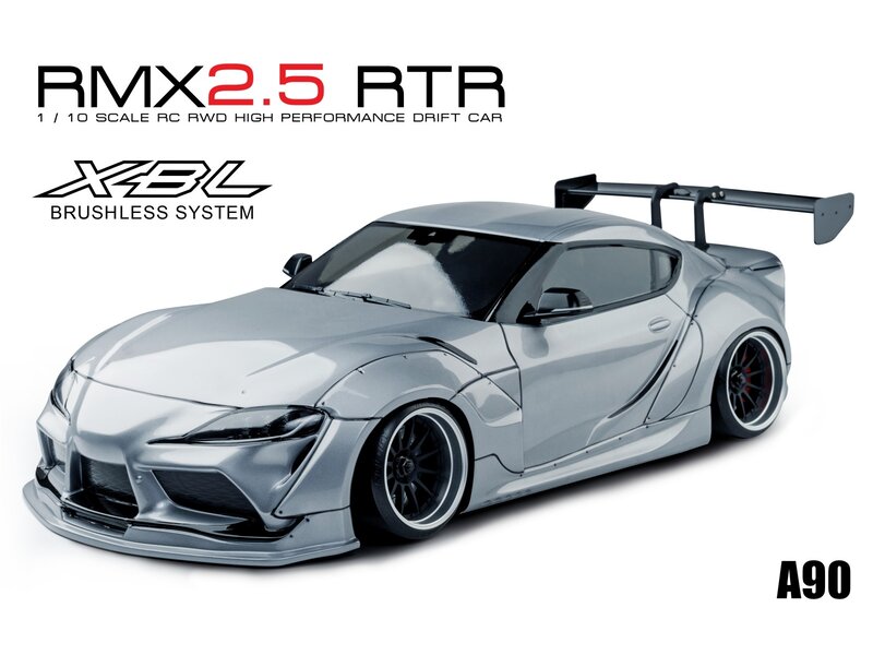 MST RMX 2.5 2WD 1/10 Drift Car RTR - Brushless 2.4G / Body: A90RB (Toyota Supra A90 Rocket Bunny) - Metal Grey