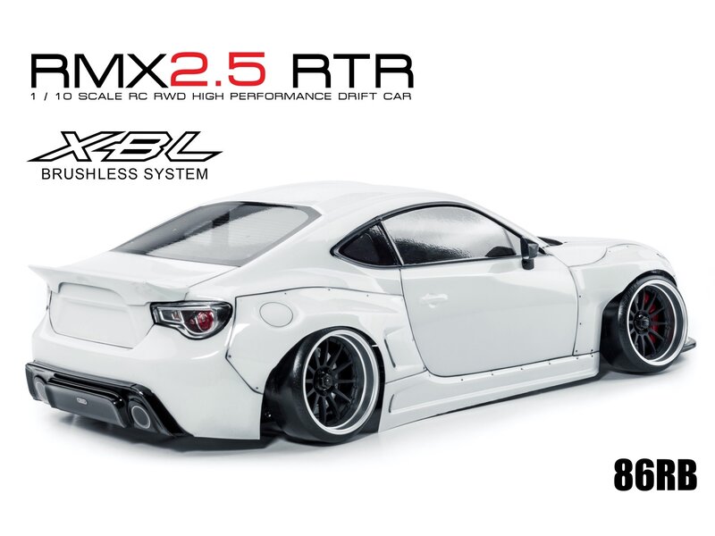 MST RMX 2.5 2WD 1/10 Drift Car RTR - Brushless 2.4G / Body: 86RB (Toyota GT86 Rocket Bunny) - White