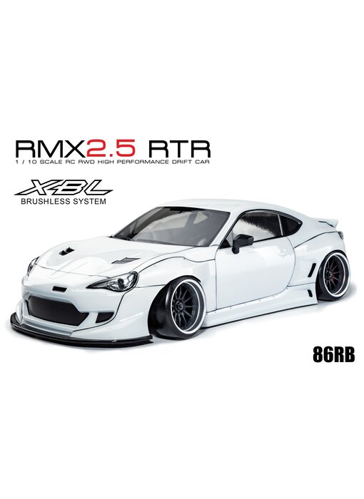 MST RMX 2.5 2WD RTR - Brushless / 86RB (Toyota GT86 Rocket Bunny) - White