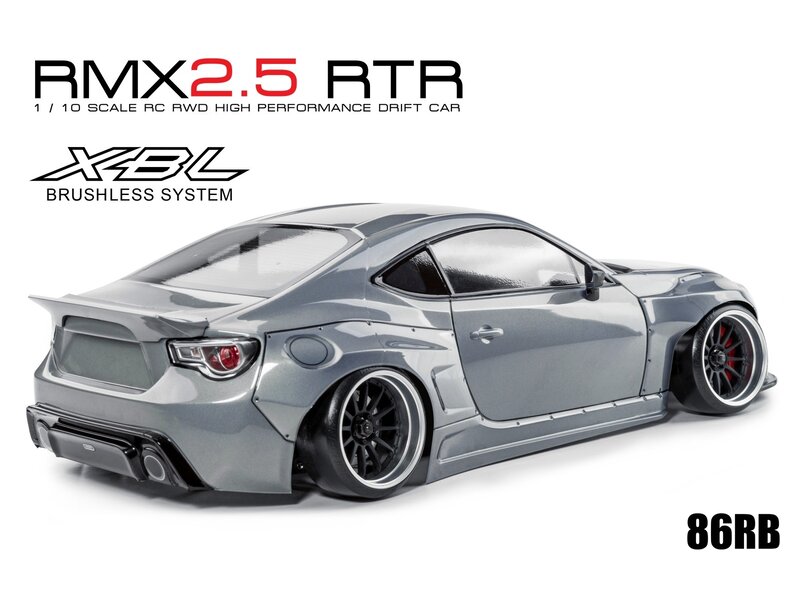 MST RMX 2.5 2WD 1/10 Drift Car RTR - Brushless 2.4G / Body: 86RB (Toyota GT86 Rocket Bunny) - Metal Grey