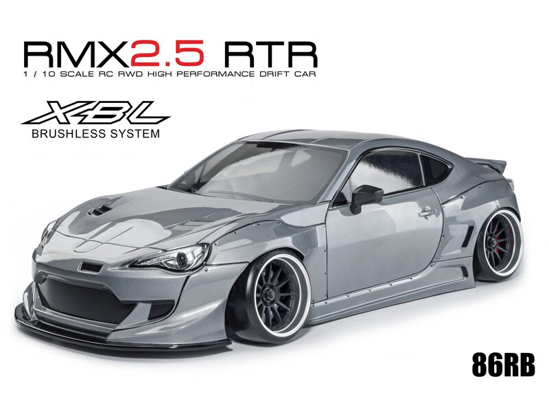 MST RMX 2.5 2WD 1/10 Drift Car RTR - Brushless 2.4G / Body: 86RB (Toyota GT86 Rocket Bunny) - Metal Grey