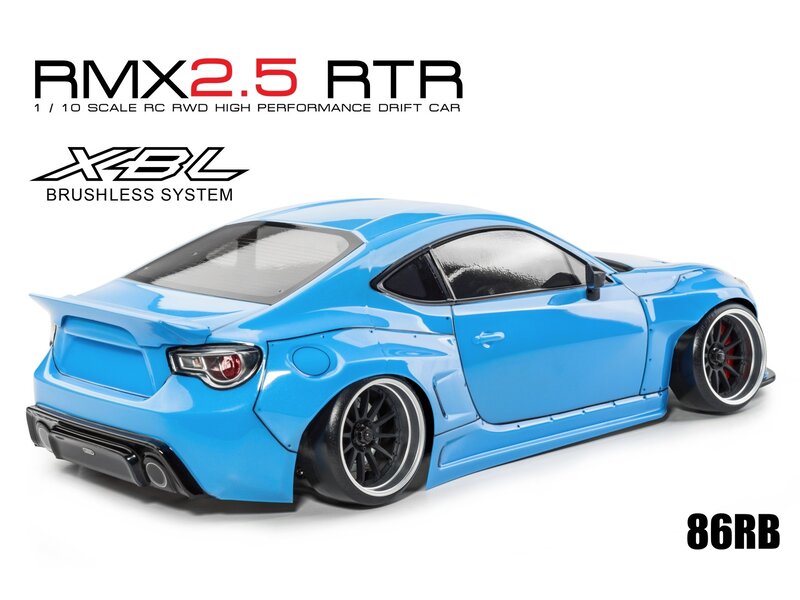 MST RMX 2.5 2WD 1/10 Drift Car RTR - Brushless 2.4G / Body: 86RB (Toyota GT86 Rocket Bunny) - Light Blue