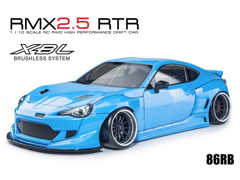 MST RMX 2.5 2WD 1/10 Drift Car RTR - Brushless 2.4G / Body: 86RB (Toyota GT86 Rocket Bunny) - Light Blue