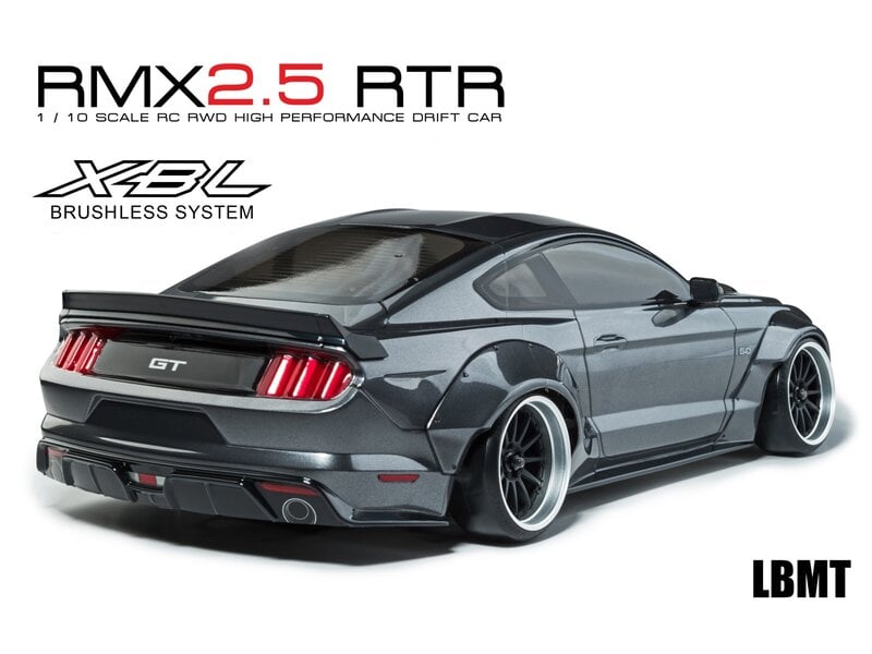 MST RMX 2.5 2WD 1/10 Drift Car RTR - Brushless 2.4G / Body: LBMT (Ford Mustang LB-Works) - Grey