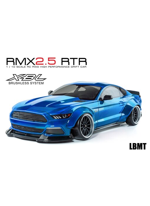 MST RMX 2.5 2WD RTR - Brushless / LBMT (Ford Mustang LB-Works) - Blue
