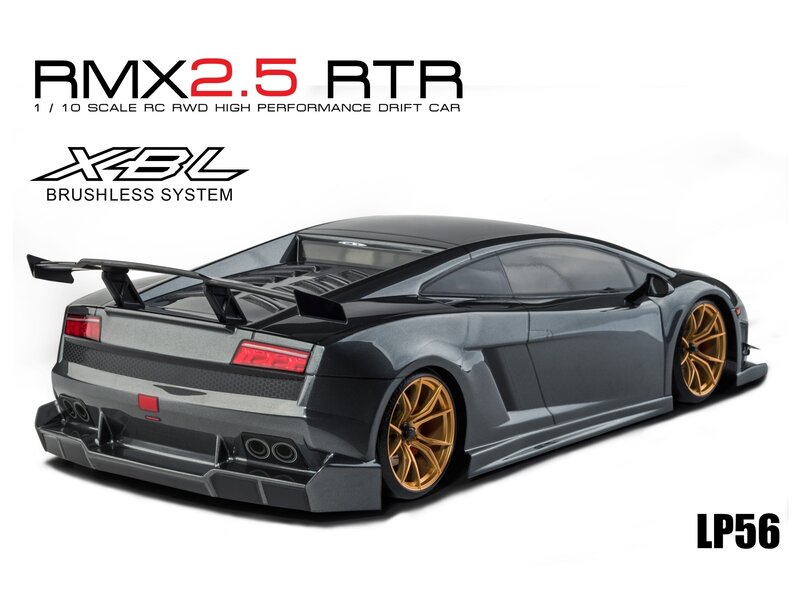 MST RMX 2.5 2WD 1/10 Drift Car RTR - Brushless 2.4G / Body: LP56 (Lamborghini Gallardo) - Grey