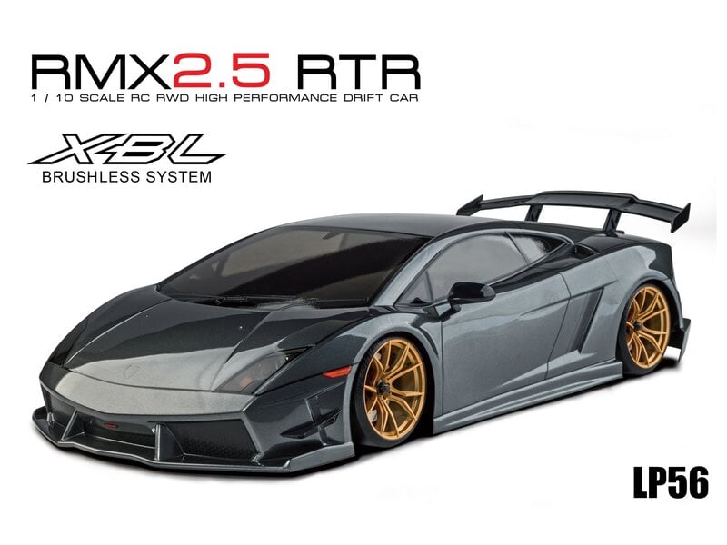 MST RMX 2.5 2WD 1/10 Drift Car RTR - Brushless 2.4G / Body: LP56 (Lamborghini Gallardo) - Grey