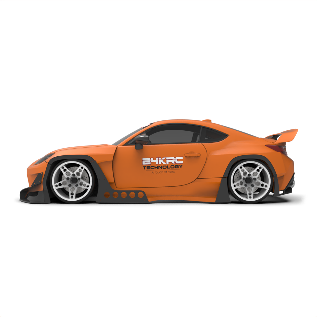 24KRC Toyota GR86 Rear Canards Support Drift Spec. 24KRC Toyota GR86 Rear Canards Support Drift Spec.