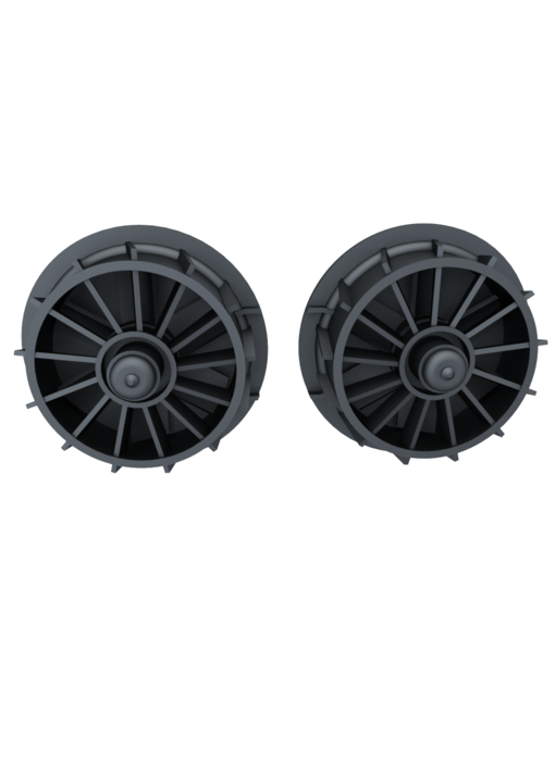 Rc Arlos Rear Fan’s for D-Saito Wide Kit for Chevrolet Corvette Z06 (C6)