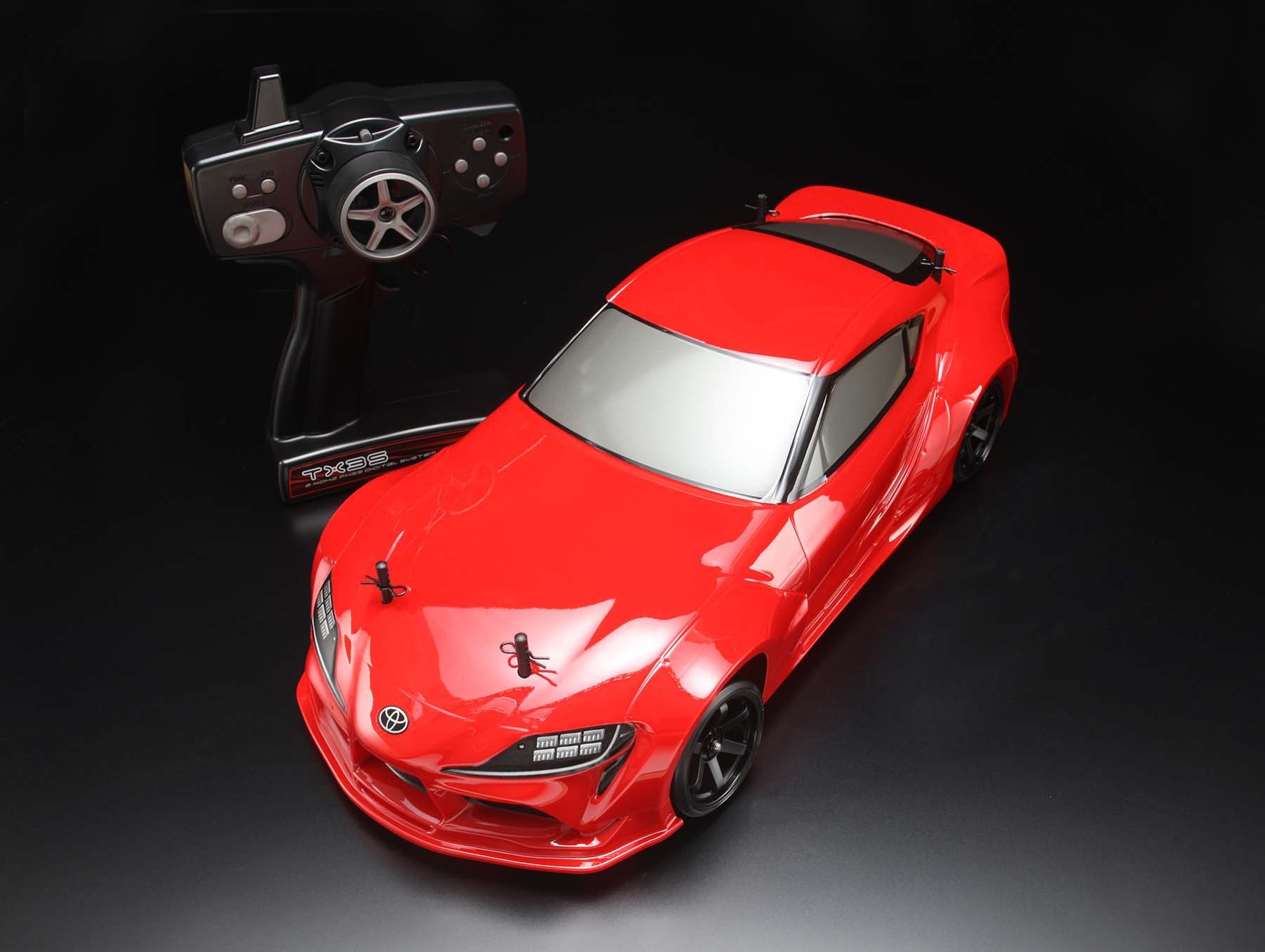 熱い販売yokomo ヨコモ トヨタ 90 スープラ SUPRA ドリフト 未走行 ロケットバニー パンデム ボディ