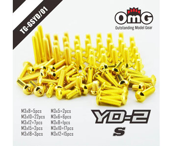 RC OMG Golden Screw Kit for Yokomo YD-2 S